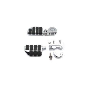 P-Clamps 1.25" Waffle Large Foot Peg For YAMAHA V-STAR Roadstar KAWASAKI VULCAN
